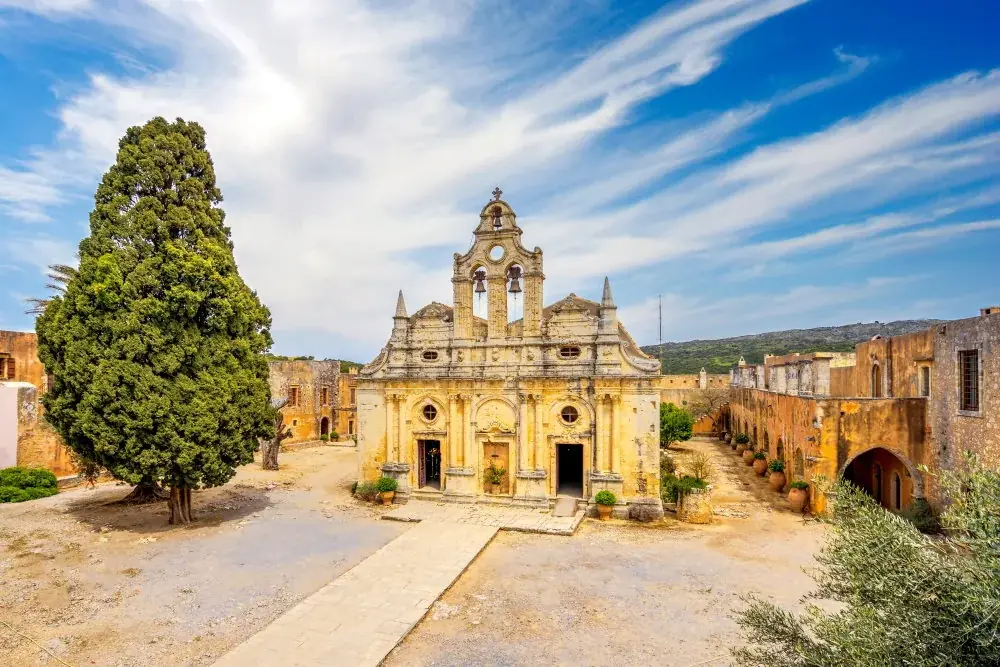 Kloster von Arkadi - Zeitzeuge wichtiger Geschichte Kretas