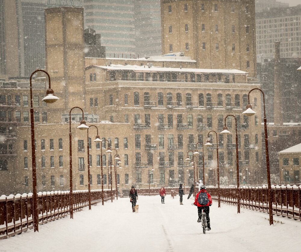 Minneapolis im Schnee