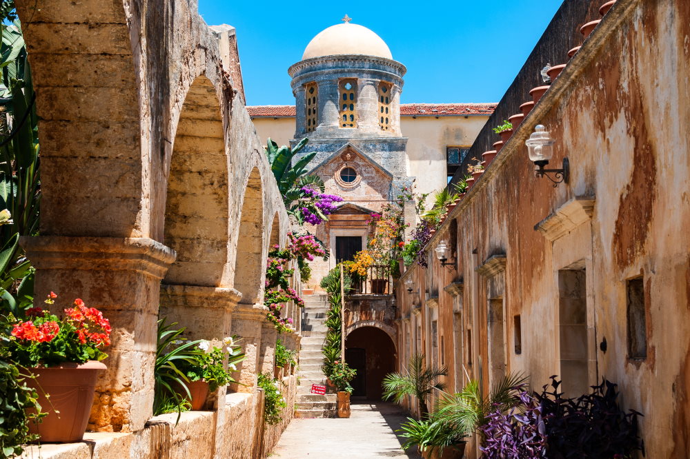 Agia Triad Kloster auf Kreta in Griechenland