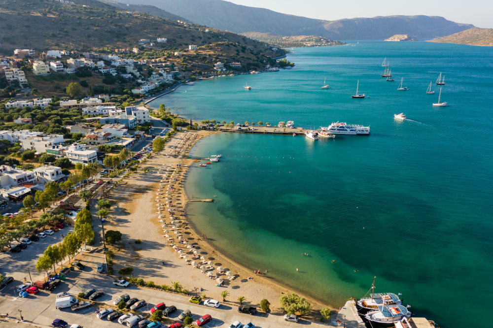 Öffentlicher Strand in Elounda
