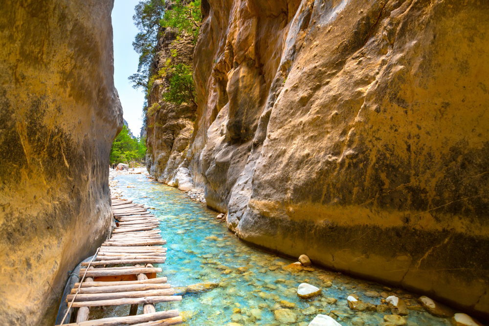 Nationalpark Samaria Schlucht, Wanderweg. Kreta, Griechenland