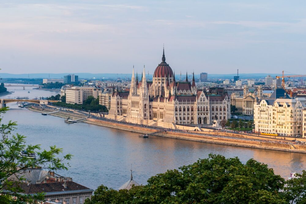 Budapest Blick auf das Parlament