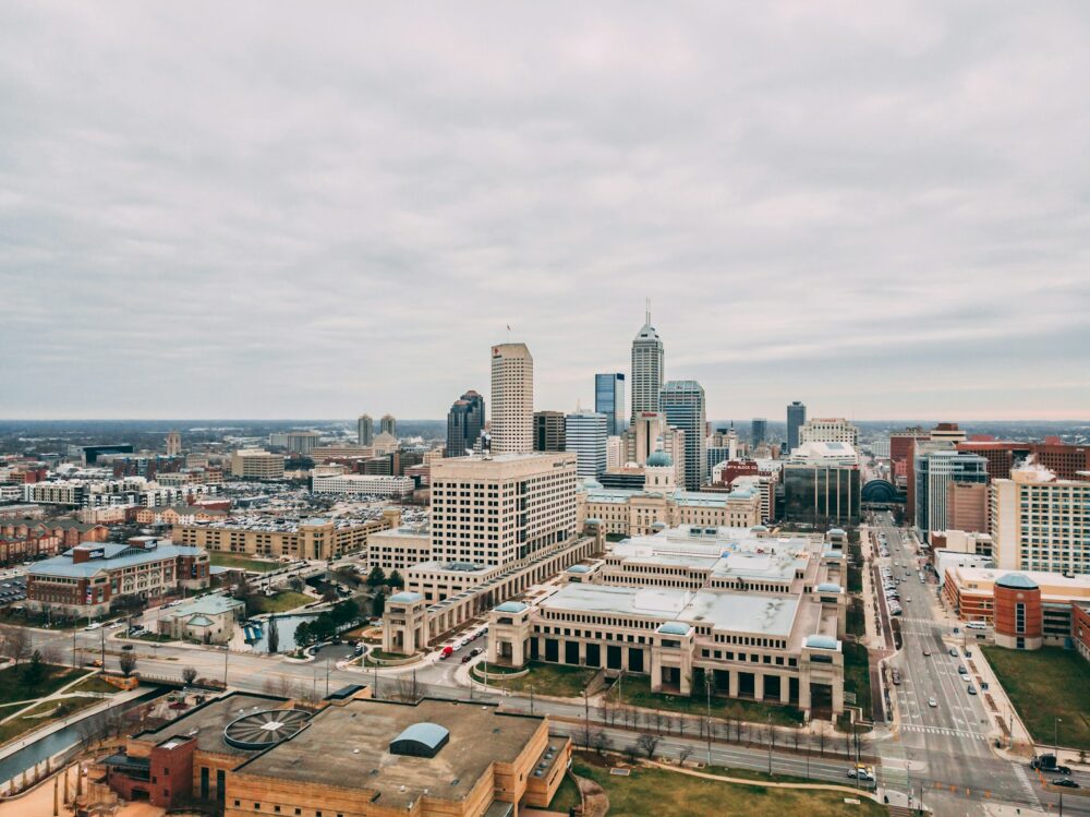 aerial view of city buildings during daytime